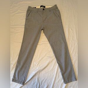 Hollister Skinny Chino 31x32 Gray Epic Flex Slim Fit Pants